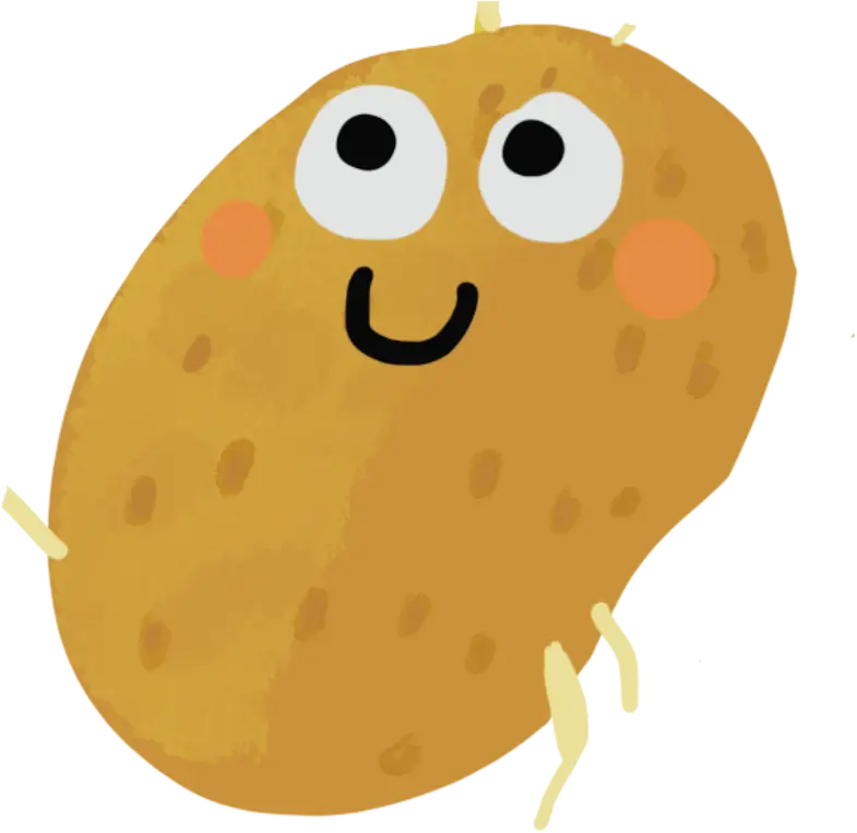 Patata illustrata da Valeria Salandin